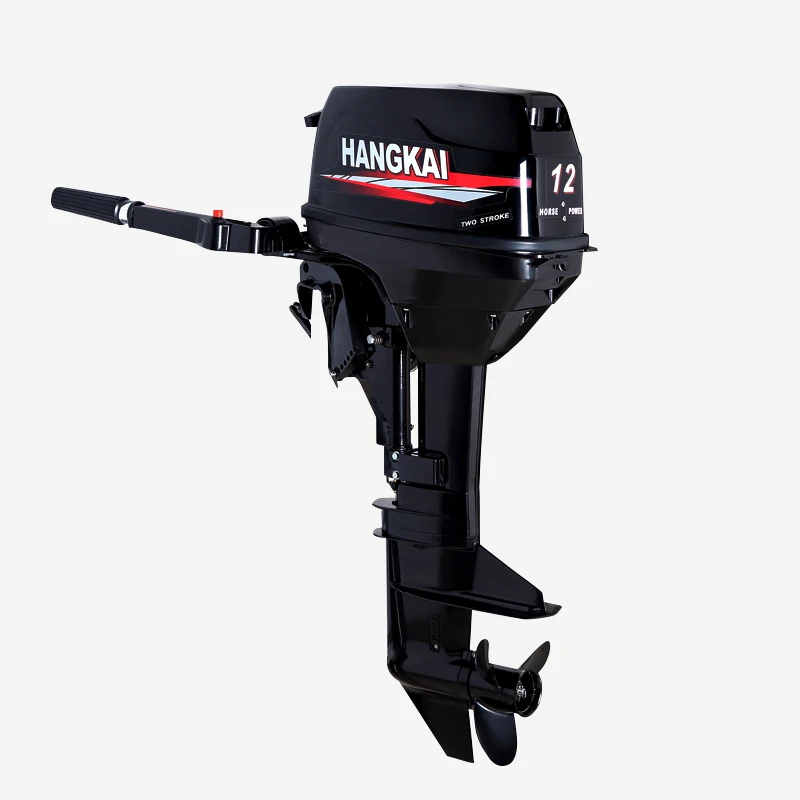 

Hangkai 2 Stroke 12HP Outboard Motor Boat Engines Water Cooled Long or Short Shaft Boat Engine Outboard Motors for Sale 2Stroke