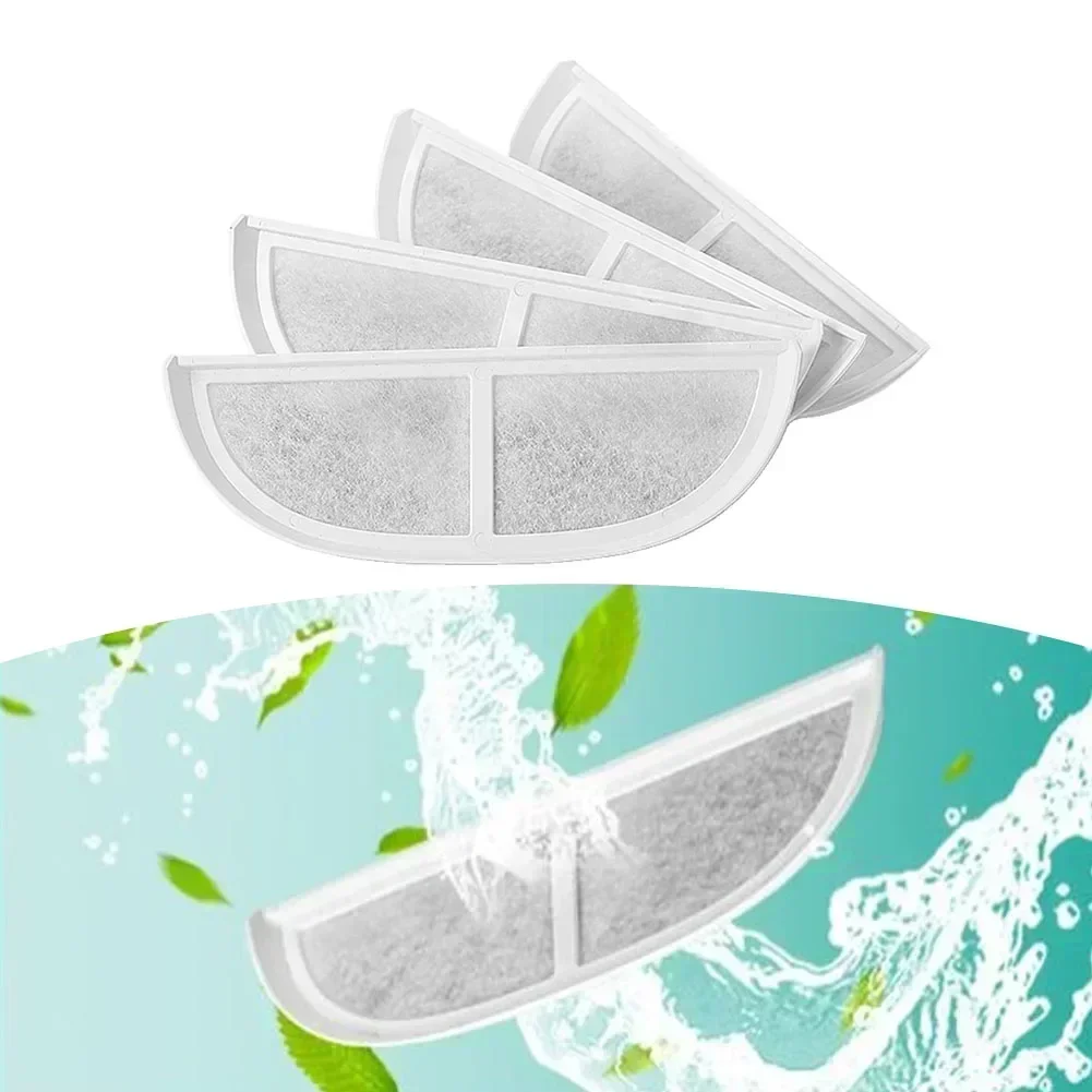 4pcs Pet Water Dispenser Filter Set Activated Carbon Filter Pet Water Fountain Replacement Filters Multiple Filtration