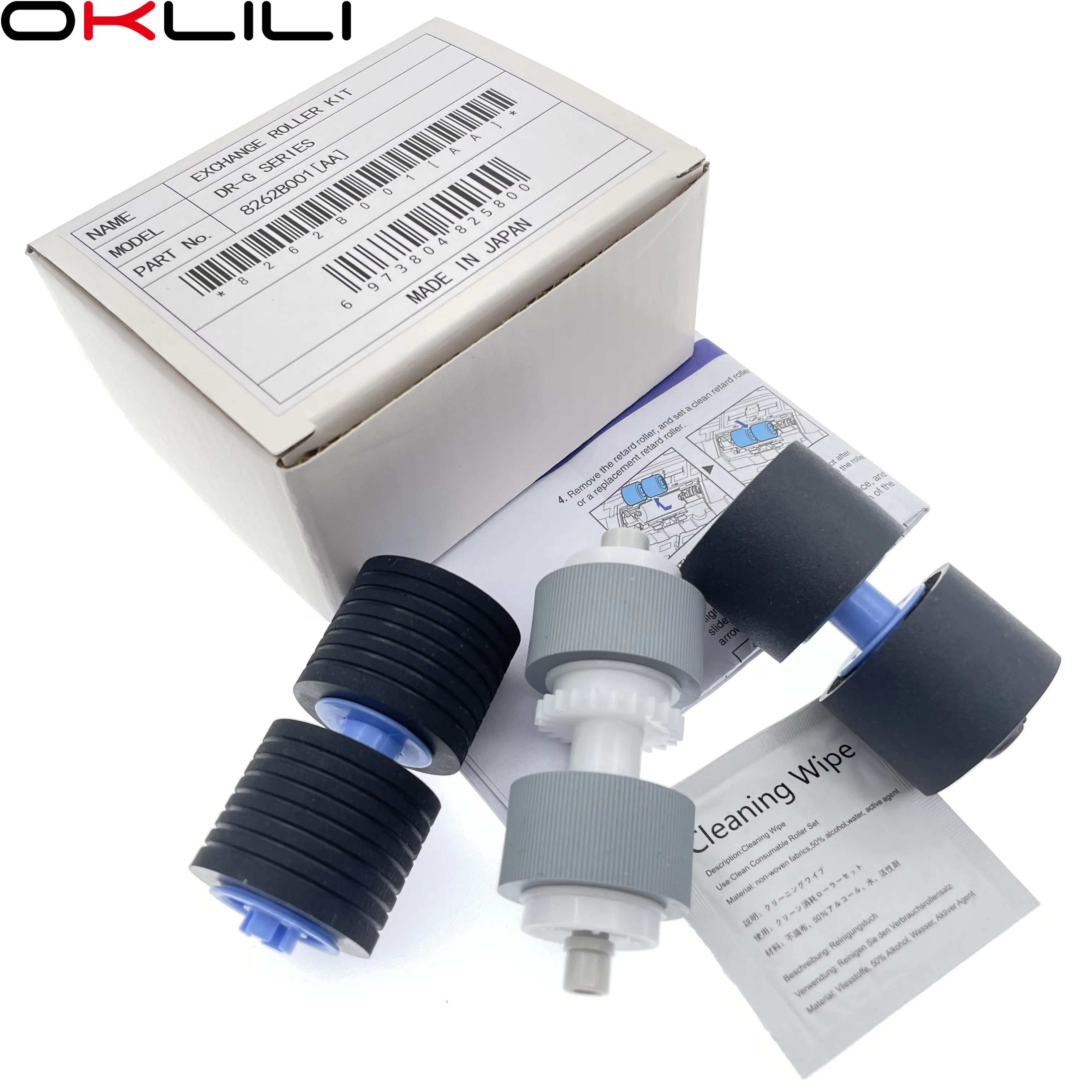 Conjunto de Rolo de Troca Embutido Kit de Captador e Alimentação para Canon Dr-g1100 Drive G1100 G1130 1 - Imagem 4