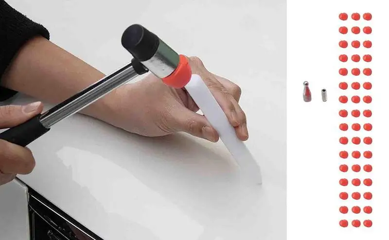 

Rubber Tip For Painless Dent Repair Hammer And Tip For Hook And Main Rod Body Repair Dent Removal Tools High Strength Kit