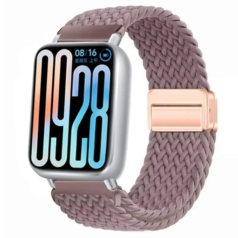 Nylon Braided Magnetic Buckle Strap - Breathable & Comfortable Replaceable Band