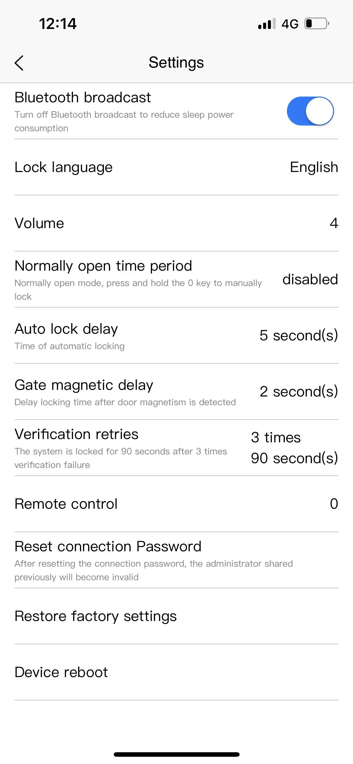 Glass Door Lock Sliding Door Bluetooth HAHA-Lock Mobile App Biometric Fingerprin