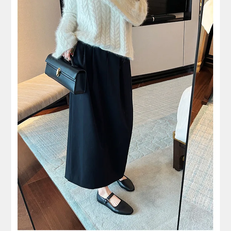 Flache Unterseite, vielseitige flache Öffnung, quadratischer Kopf, ein Knopfriemen, Mary Jane_voghion.com