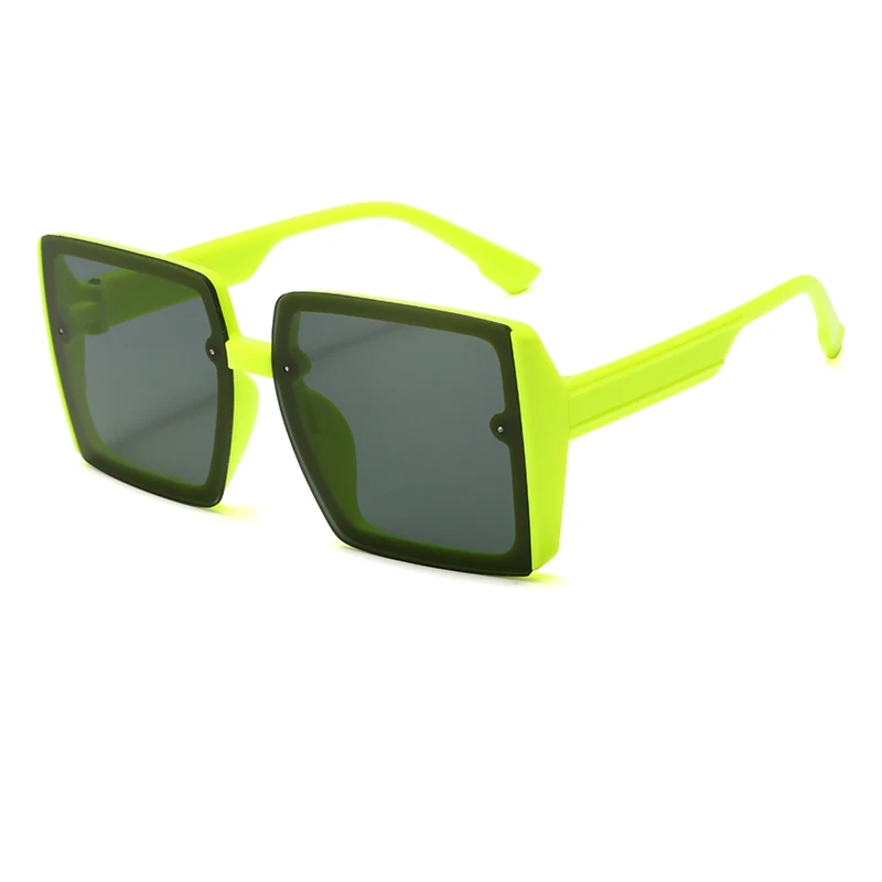 New Children Sunglasses Fashion Colorful Kid Sun Glasses Boy Girl Unisex Vintage square Goggle UV400 Gafas de sol