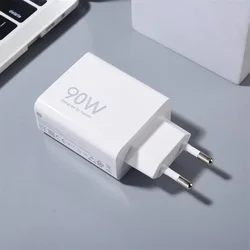 Xiaomi 90W GaN Turbo Fast Charging Adapter with Type - C Cable - EU Charger Only