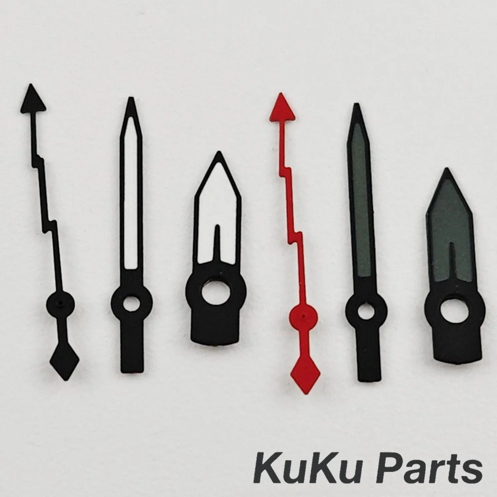 Green Super Luminous Lightning Second Hand for Watches - Precision Needle Pointer Parts