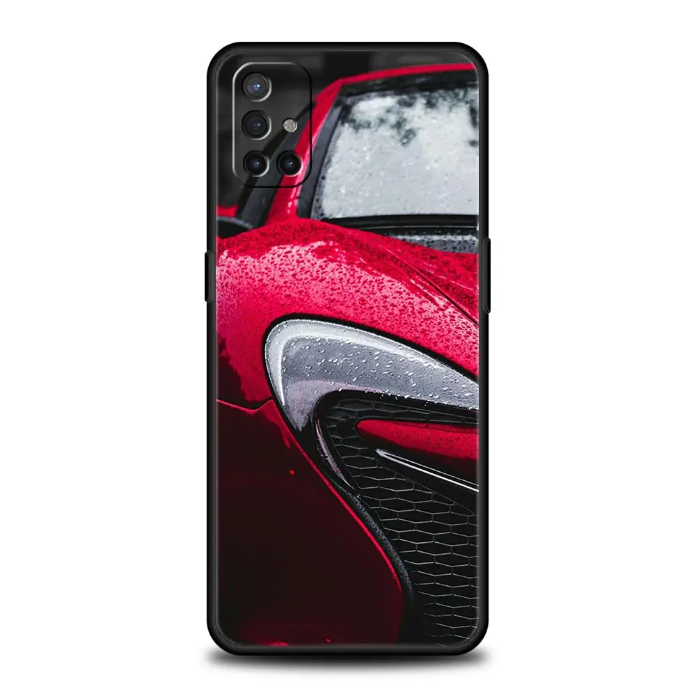 Super Car Sport Phone Case: Sleek Soft Black Cover