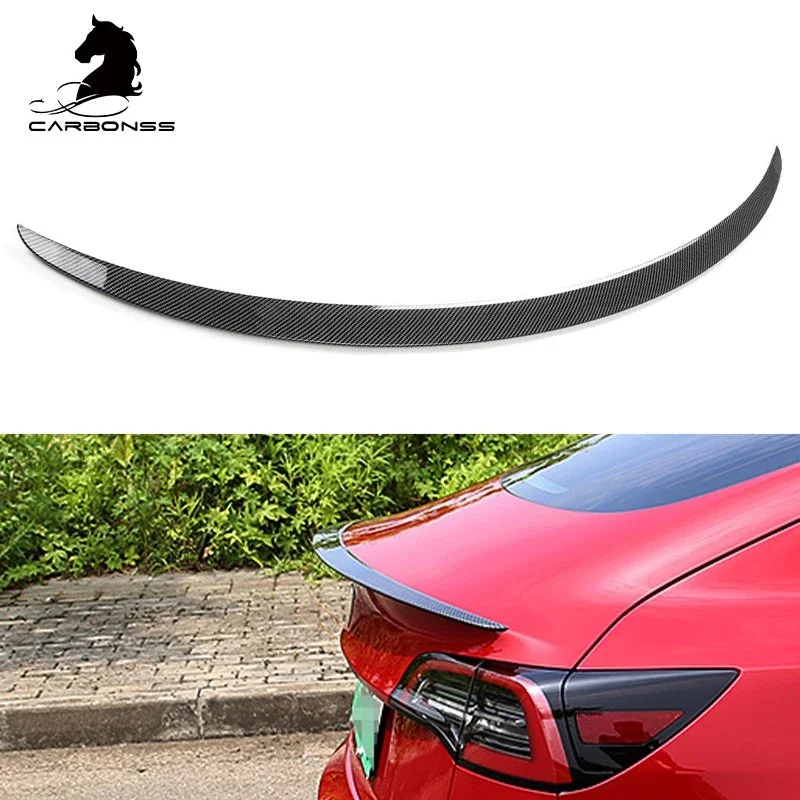 Real Carbon Fiber Spoiler for Tesla Model 3 Performance Car Accessories