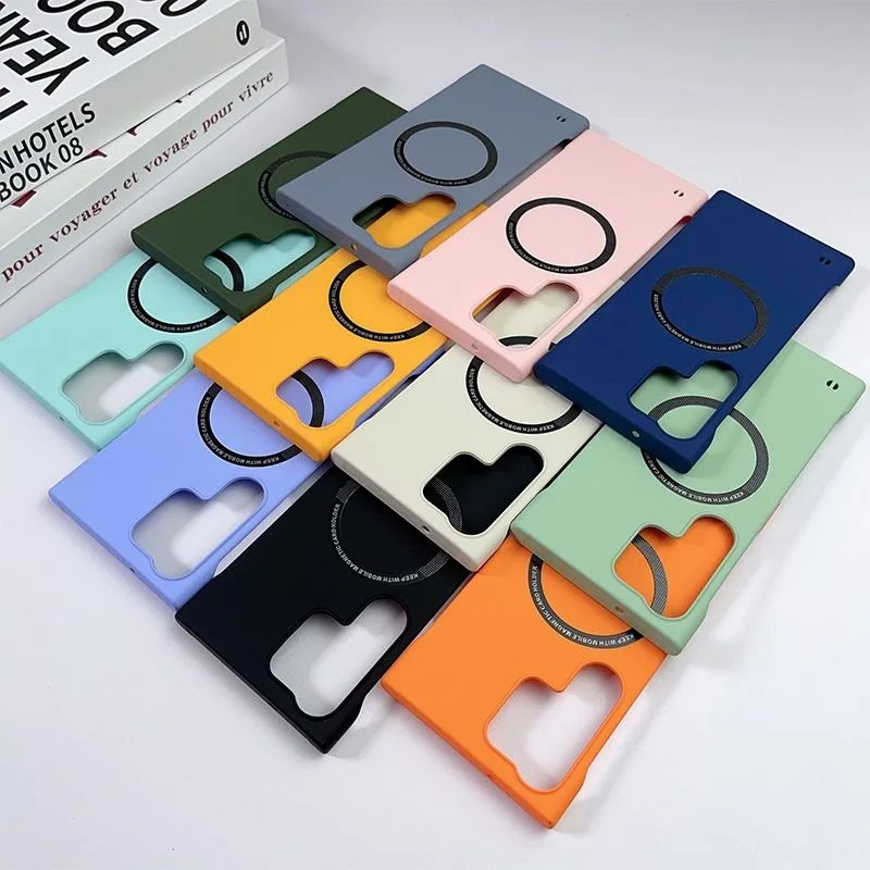 Fashion Frameless Magnetic Slim Case with Magsafe Wireless Charging – PC Hard Cover
