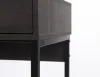 Wood & Metal Writing Desk with 1 Drawer and 1 Door for Teens Adult, 29.92in, Espresso Finish. 4