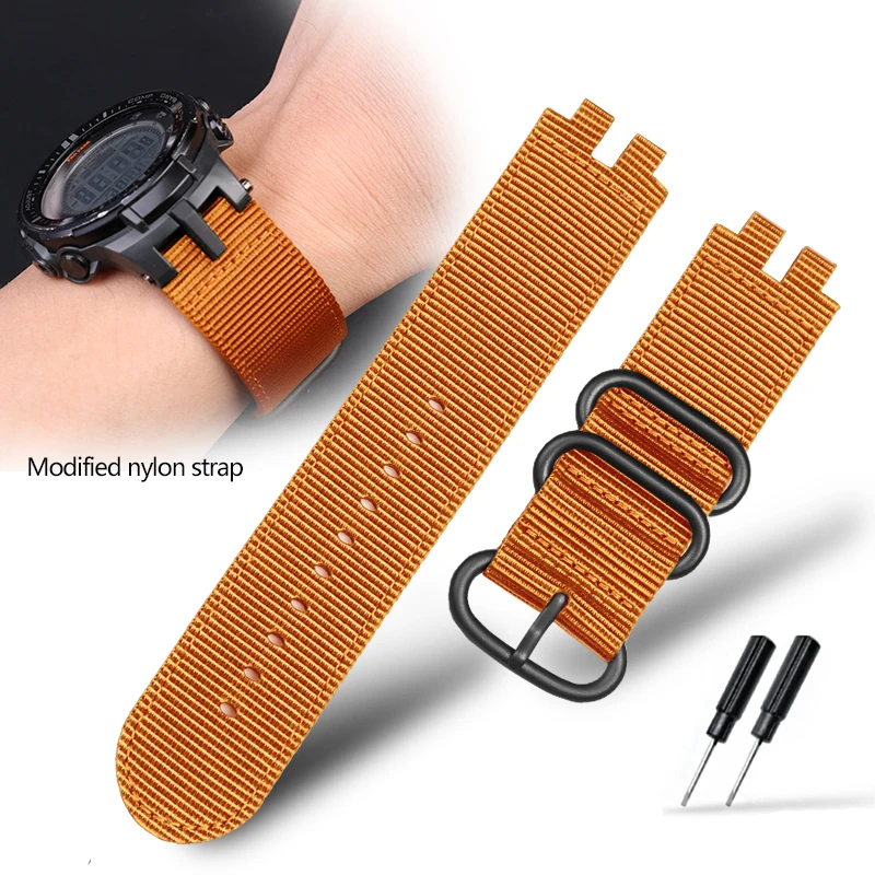 Durable Nylon Waterproof Outdoor Sports Watch Strap Bracelet