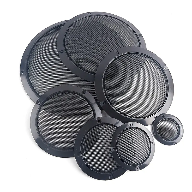 Speaker Accessories 2 3 4 5 6 8 10 Inch Speaker Net Cover Car Home Mesh Enclosure Speakers Plastic Frame Metal Iron Wire Grilles