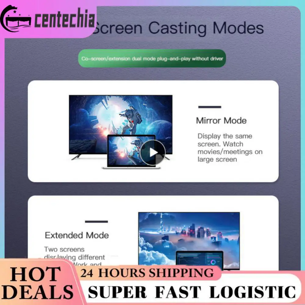 PC TV 전화 게임 영화용 양방향 스크린 프로젝션 컨버터, 8K @ 60Hz 어댑터, C타입-DP/미니 암 단선
