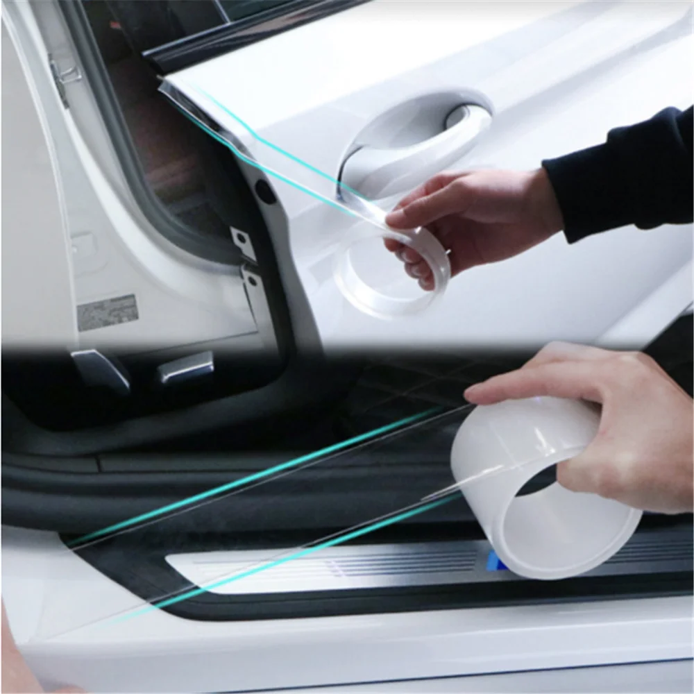 Transparent Car Door Sill Protector Film