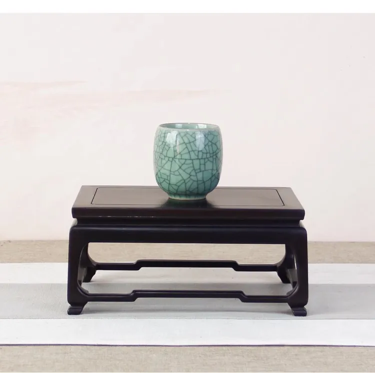 Description Picture 3 of itemHigh-quality Redwood Display Stand Coffee Tea sets Pedestal Wooden Standing Flower Base Bonsai Plant Decorative Shelf