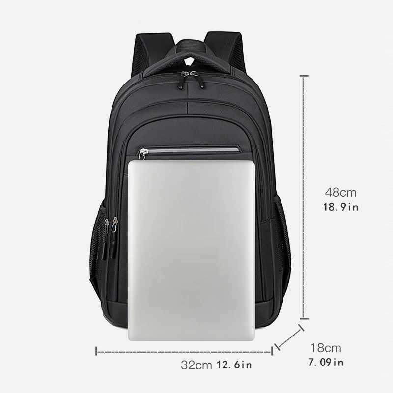 Men's large capacity Backpack - business travel backpack, 15.6-inch compartment, 3-5-day capacity, daily commuting, high-quality
