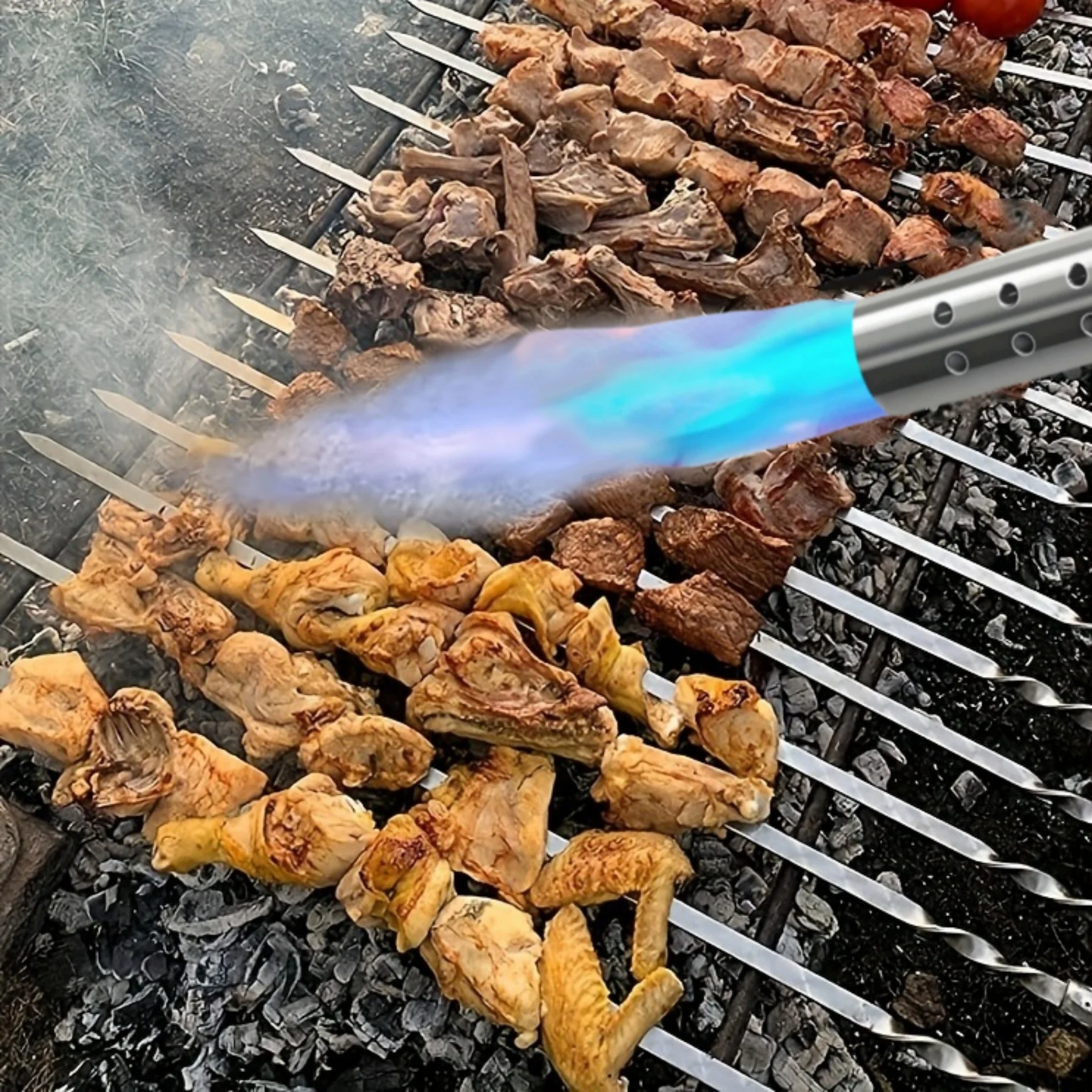 Portable Torch Butane Gas Torch Kitchen Use for Cooking Charcoal Burning Barbecue Welding butane lighter butane gas burner