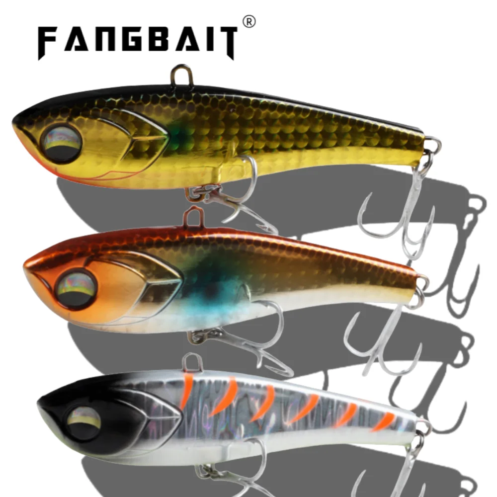Winter-Eisfischen-VIB-Köder, Jumprize Rasseln, hochwertige sinkende Jig-Vibrationsköder für Pesca Seabream Kingfish Chata Bee 68