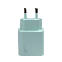 GaN 45W USB - C Fast Charger with PD 3.0 Quick Charge Technology - EU45W - GaN - lightgreen