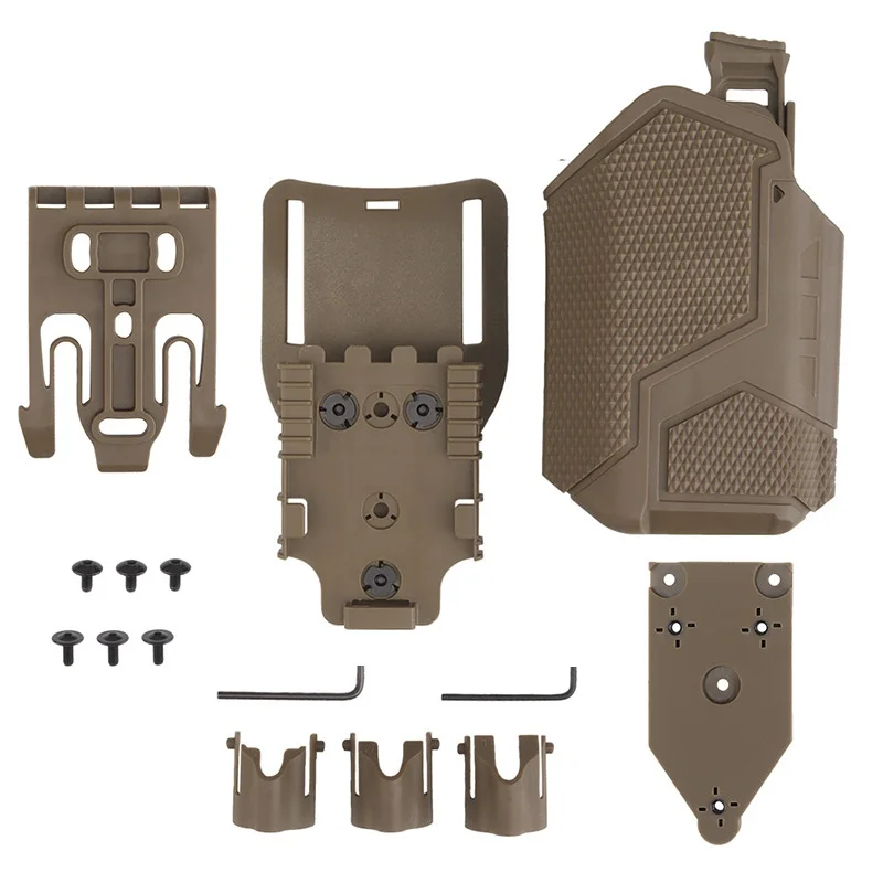Universal Pistole Holster X300U Taschenlampe Pistole Holster, Jagd Schießen für Glock 17 19 Sig Sauer mit Drop Leg Plattform QLS – Detail 17