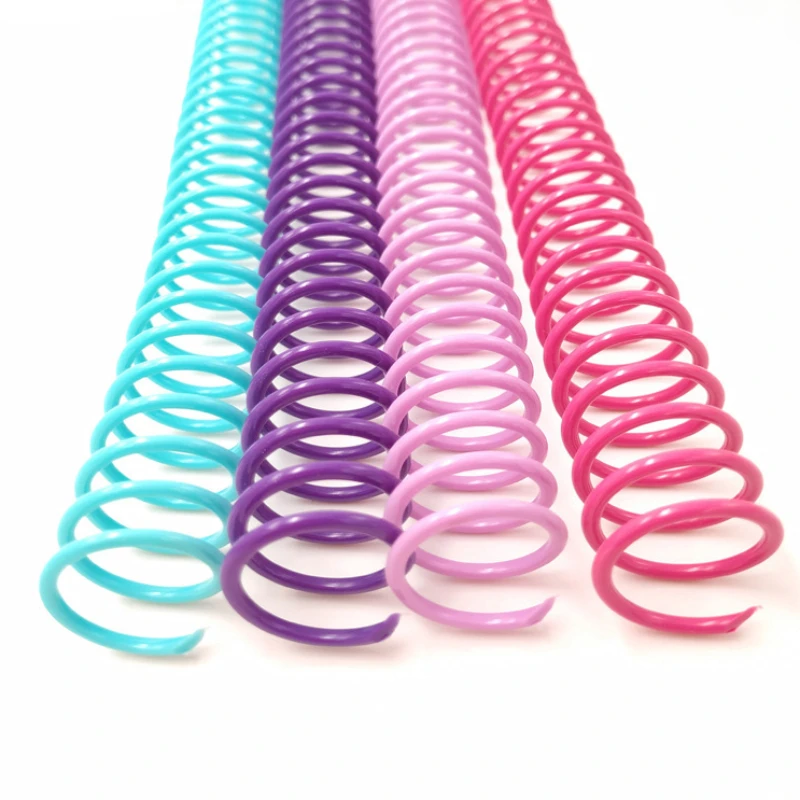 18-40mm Large Capacity A4 30 Hole Spiral Binding Coil Single Wire Book Ring Strip DIY Notebook Office Accessories Plastic Binder