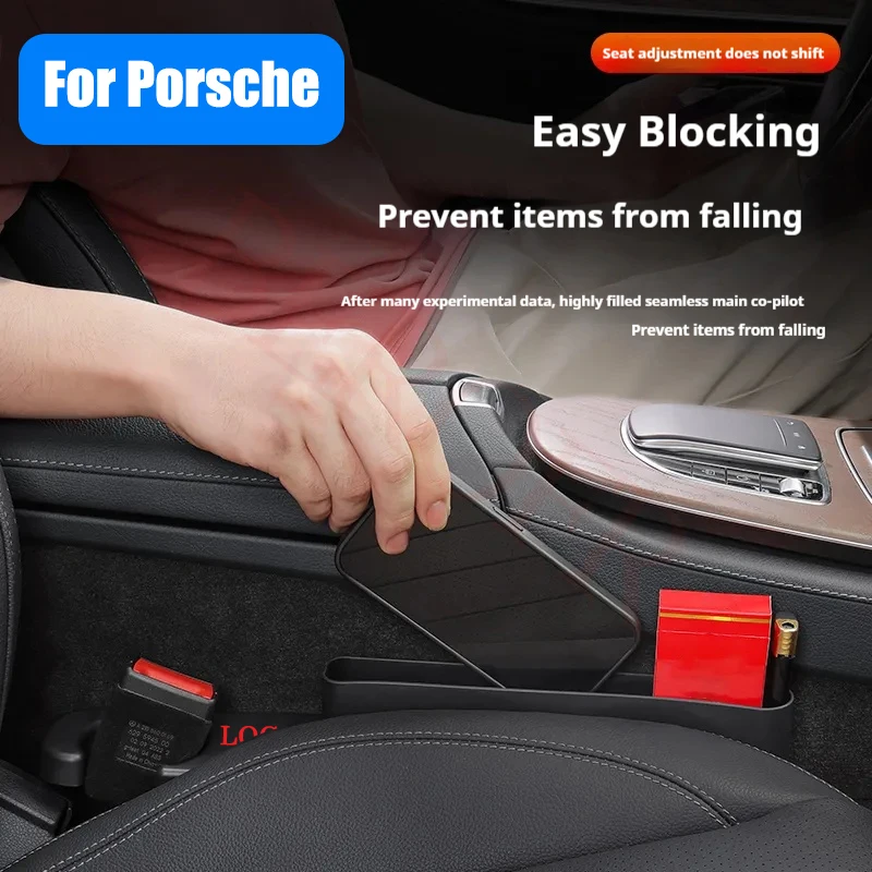 Car Seat Gap Filler Side Seam Plug Strip Leak-proof Filling Strip For Porsche Compatible 911 718 928 968 992 Boxster Cayman Carr