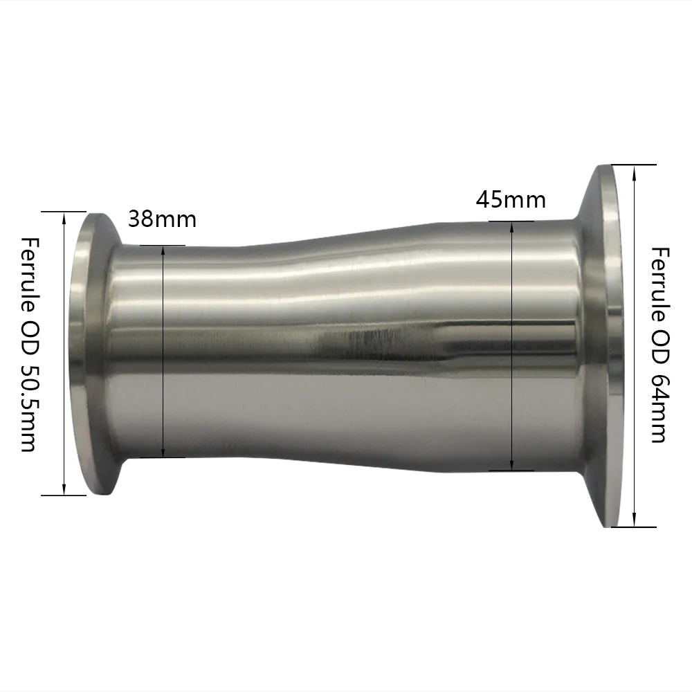 長さ100/152/200/254/300mm ステンレススチール 304 パイプ継手