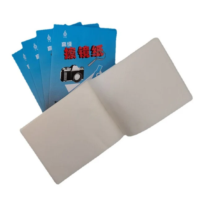 50 Sheets Soft Camera Lens Optics Tissue Cleaning Paper Wipes Booklet Microscope Wiping Tissue