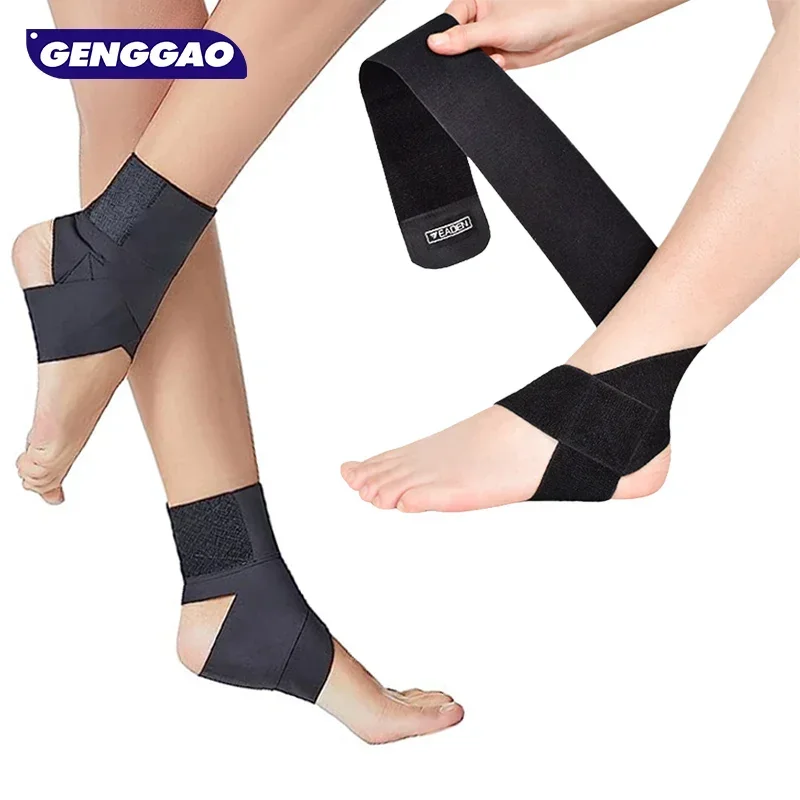 

1Pcs Ultrathin High-Elastic Ankle Wraps Ankle Brace Support for Men Women, Adjustable Compression Ankle Sleeves for Running