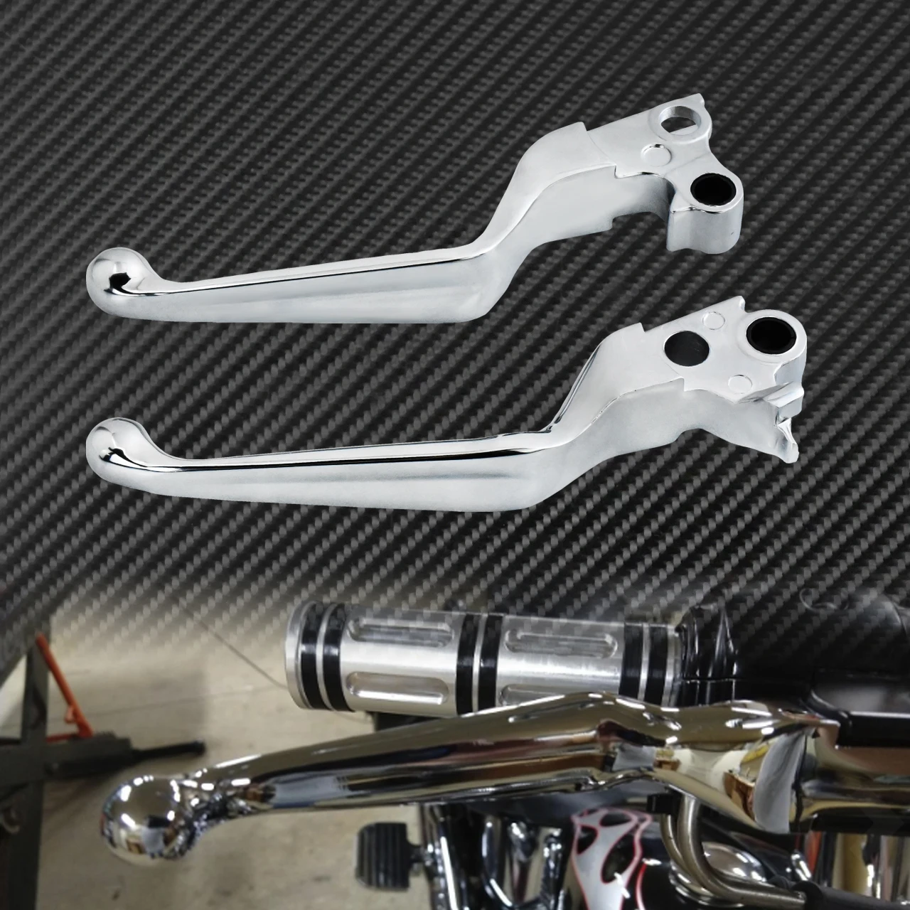 Brake Clutch Levers Motorcycle Hand Control Brake Levers For Harley Touring Road King FLHR FLHTK Softail FLSTF Sportster XL883