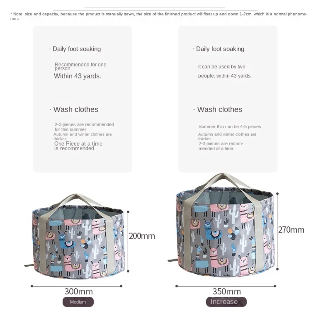 Feet Spa Massage Washing Tub Household Foot Soaking Bag With Handle Washbasin Bath Tub Anti-leak Warm Foldable Bucket Bag Winter