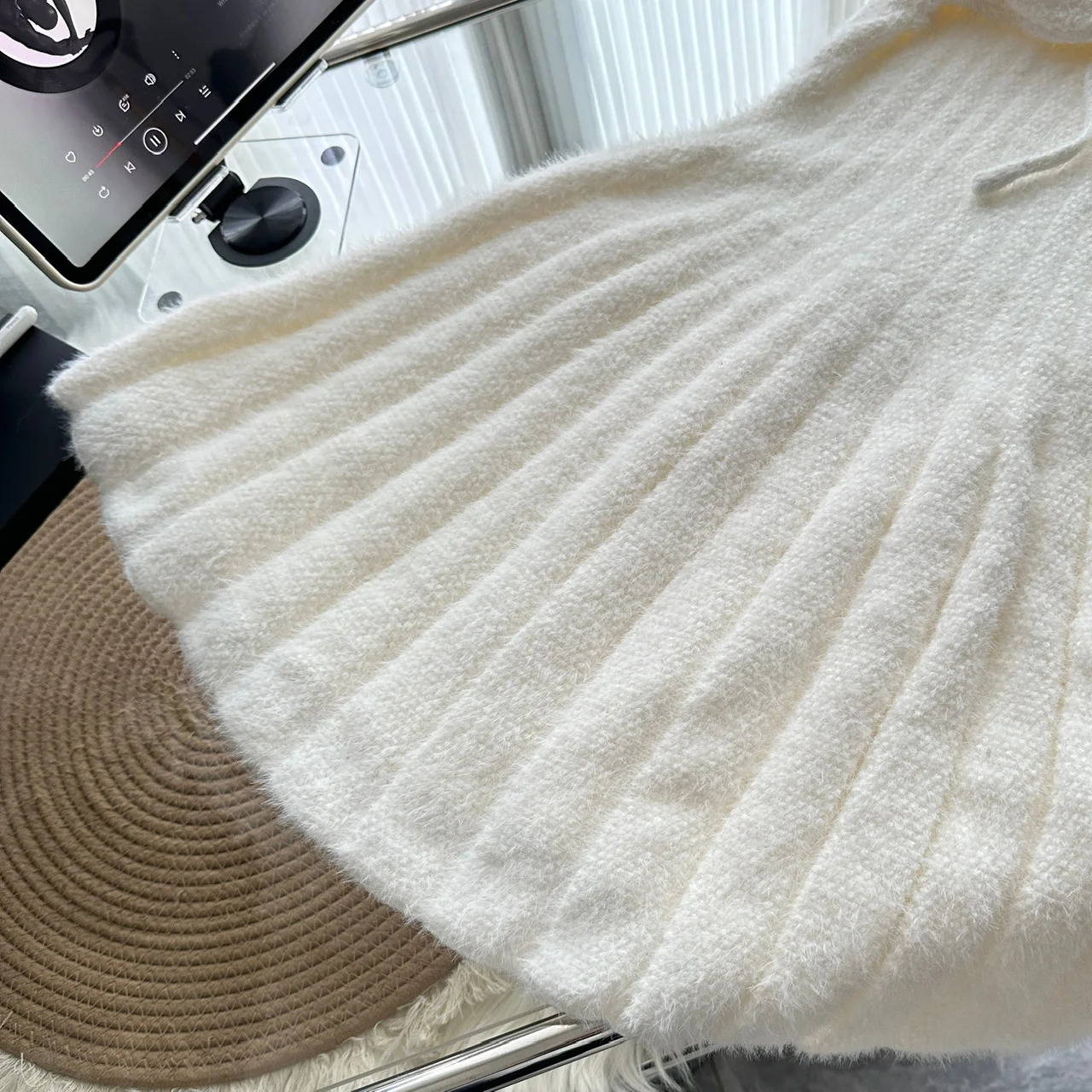 Autumn Winter Sexy Elegant Knitted Dresses for Woman Y2K Harajuku Slim Sweater Dress New Solid Chic Mini Party Dress