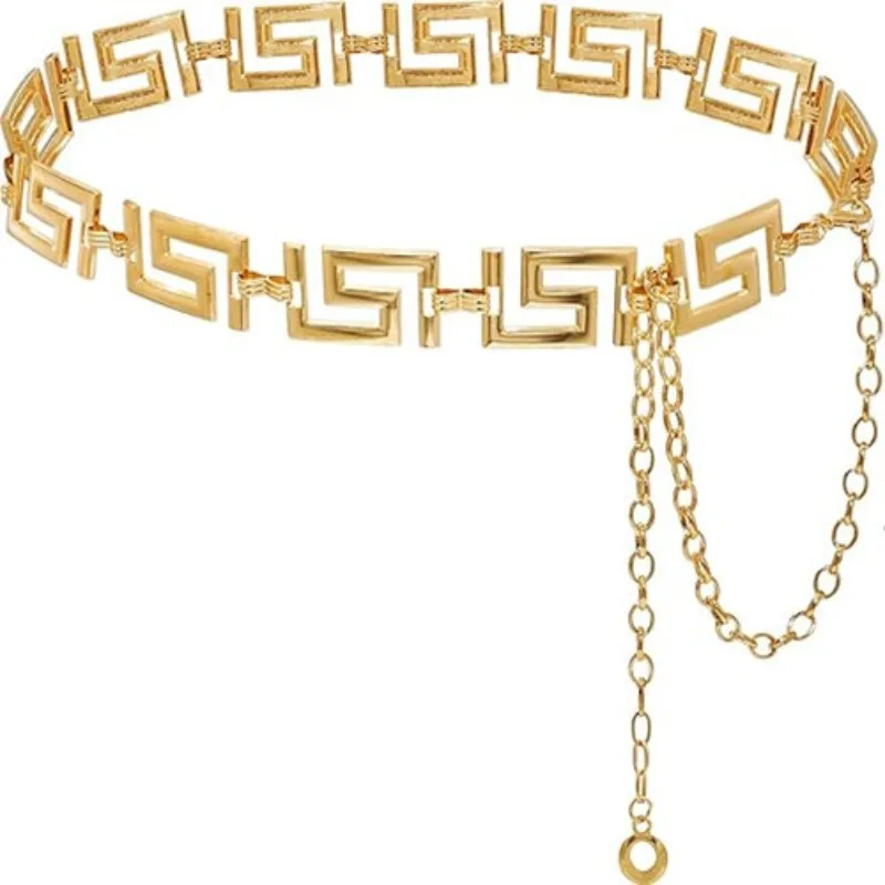 Metall-Taillenkette für Damen, High-End-Sommerkleid, Dekoration, modische Taillenkette