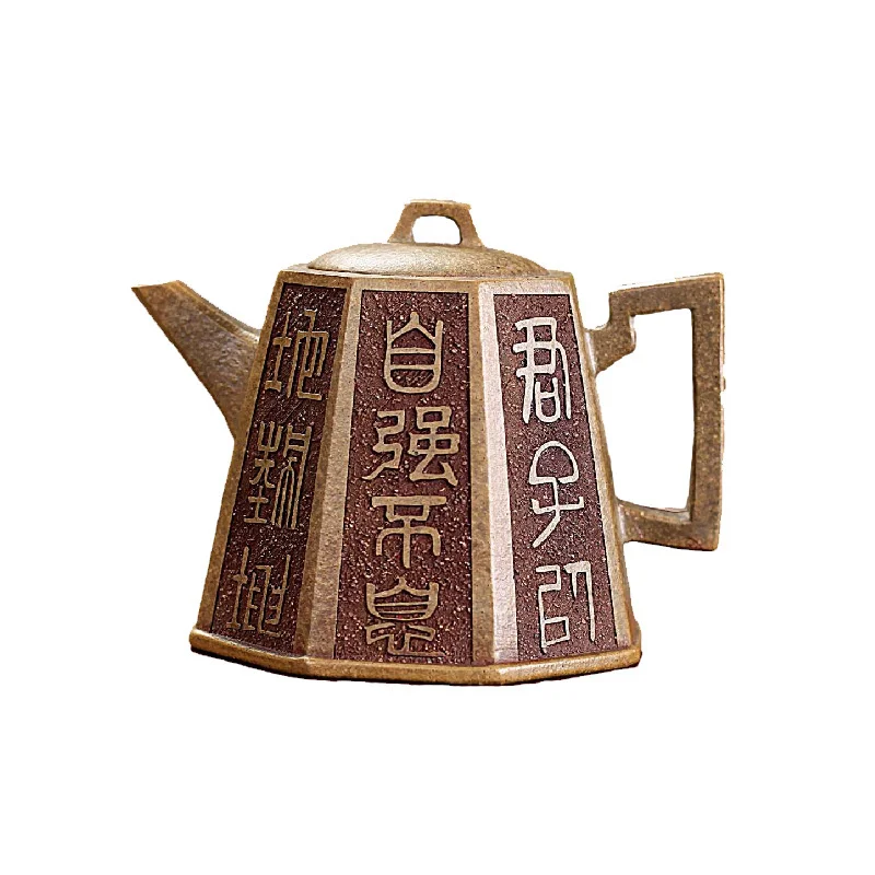 

Purple clay pot kung fu tea set handmade teapot home set