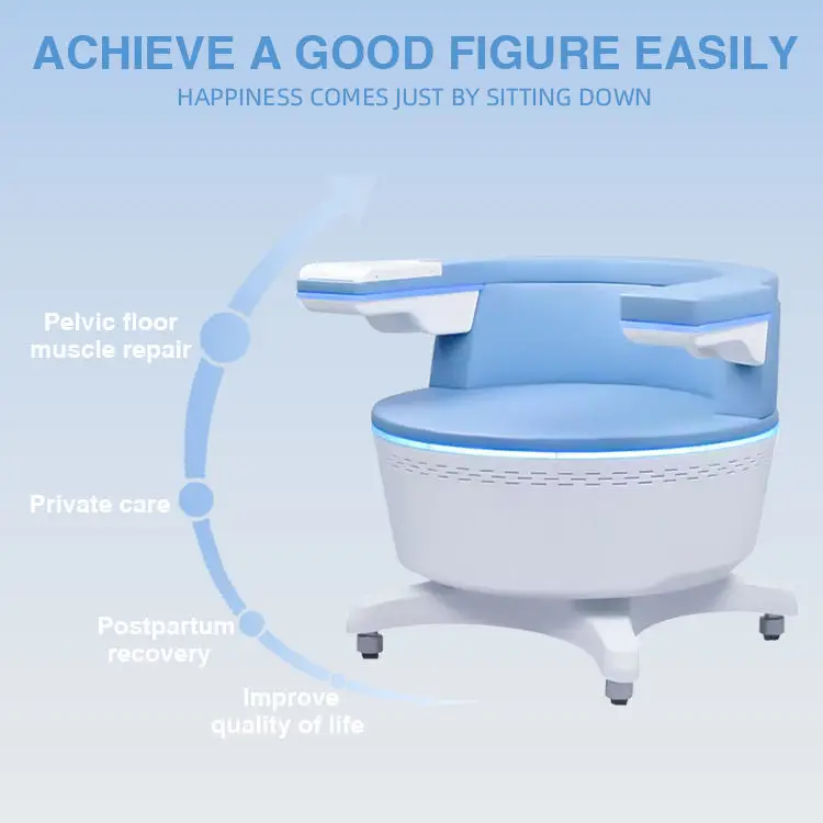EMS Electromagnetic Non-Invasive Treatment Urinar Postpartum Repair Chair Pelvic Floor Muscle Stimulator Exerciser Machine