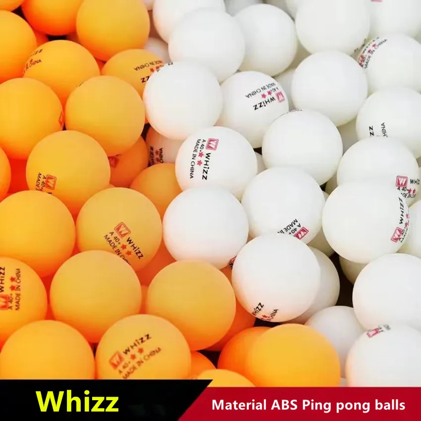 WHIZZ-Balle de tennis de table, haute élasticité, pour l'entraînement standard national, nouveaux matériaux