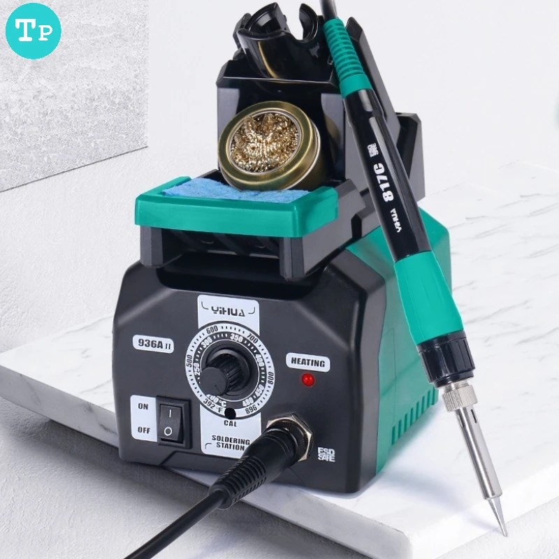 

Tp Yihua 65W Welding Station High Power Rapid Heating Adjustable Temperature LED Display Soldering Iron Station