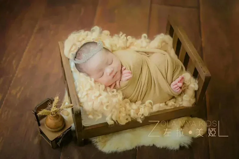 Wooden crib close-up