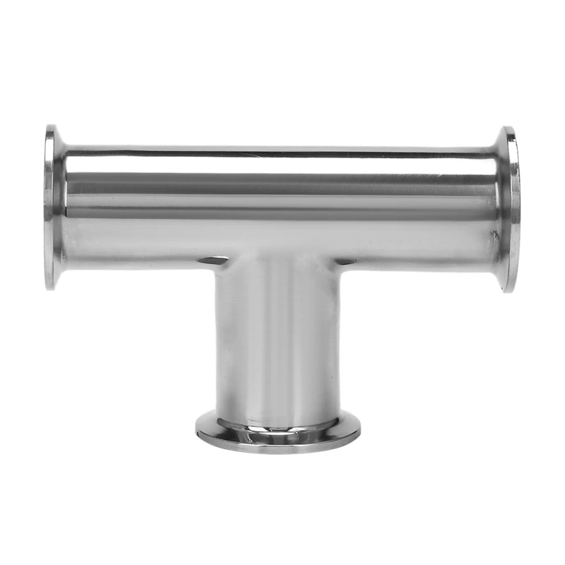 Promotion! 1.5Inch 38Mm Sanitary Tri Clamp 3 Way Tee 304 Stainless Steel Ferrule Connector Pipe Fitting |