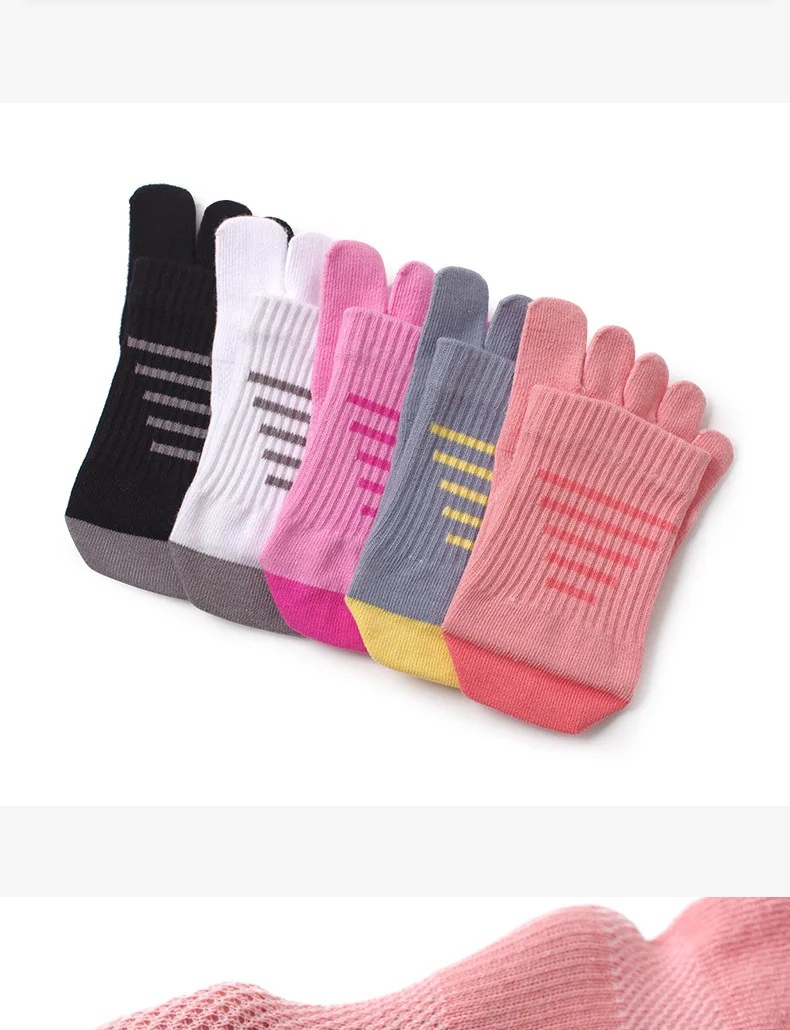 2026 Herbst Elastische Damen-Sportsocken mit Geteilter Zehenpartie Schweißabsorbierend Atmungsaktiv Weiche Baumwolle Radsocken Damen Fitness Schweißsocken – Detail 9