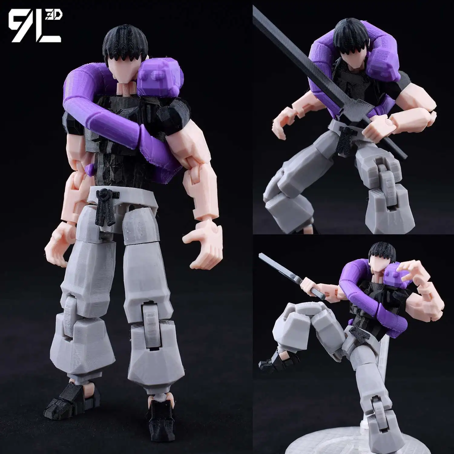 9L3D Printed Lucky Dummy 13 Jujutsu Kaisen Fushiguro Toji Anime