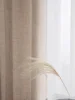Cortinas semisombreadas de algodón y lino grueso de estilo japonés para dormitorios, salas de estar y cortinas