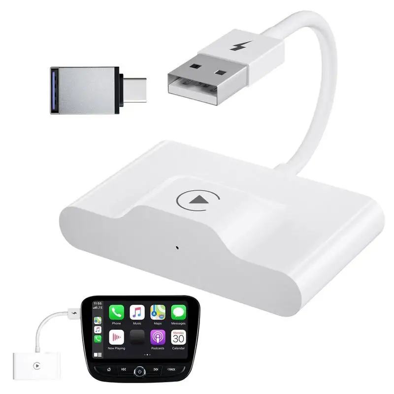 

Wireless Box Interconnection Car Machine Wireless Smart AI BOX Car Machine Adapter Above For IOS10 For IPhone