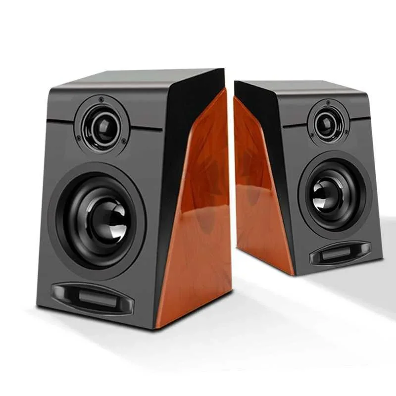 Desktop Speaker Desktop Laptop Wired HIFI mini Stereo USB mini Subwoofer Speaker 3.5mm USB Speakers