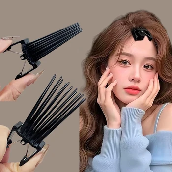 2 pz Semplice Soffice Tornante Curling Radice Alta Naturale Soffici Clip di Capelli Delle Donne Bigodino di Capelli Bigodino di Capelli Styling Fluffiness Strumento pettine