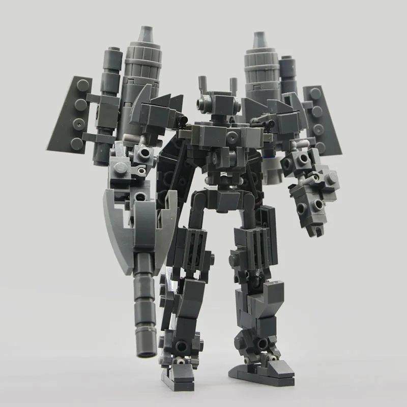 

14cm Mecha Warrior Robot Building Blocks Kids Toy Figure Model Kits Toys For Children Assemble Bricks Action Anime Soldier MOC