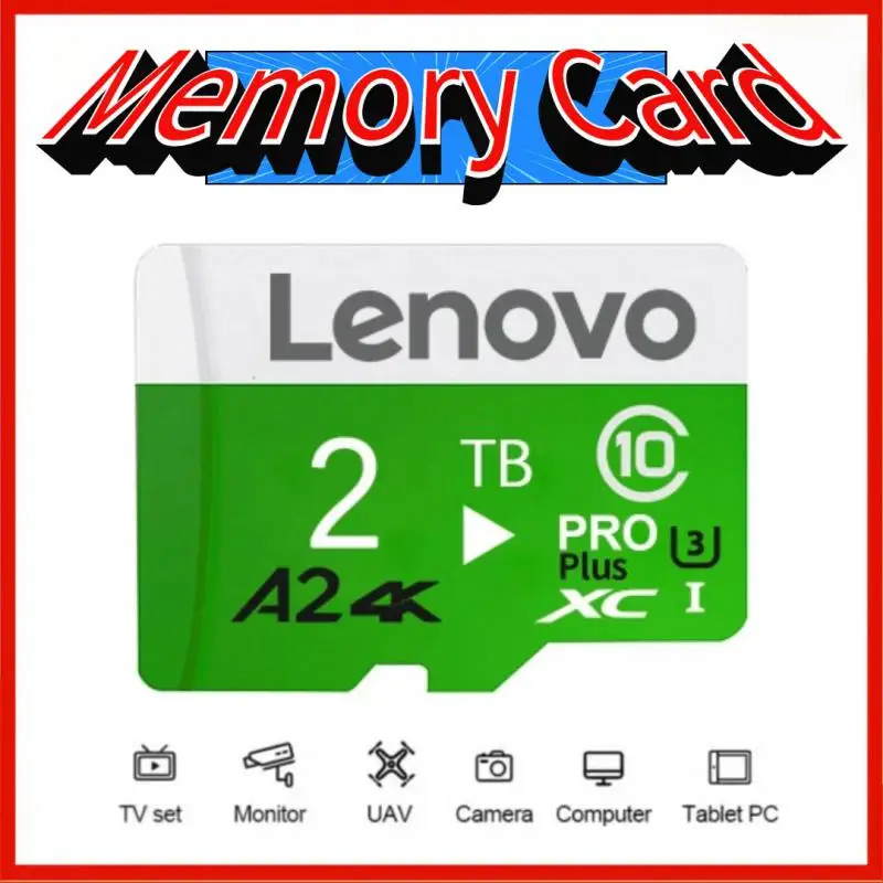 Schede Sd Di Memoria Lenovo 128Gb 2Tb A2 Scheda Di Memoria Sd 1Tb 512Gb Memoria Flash 256Gb V30 Micro Tf/Scheda Sd Per Tablet/Telefono Android