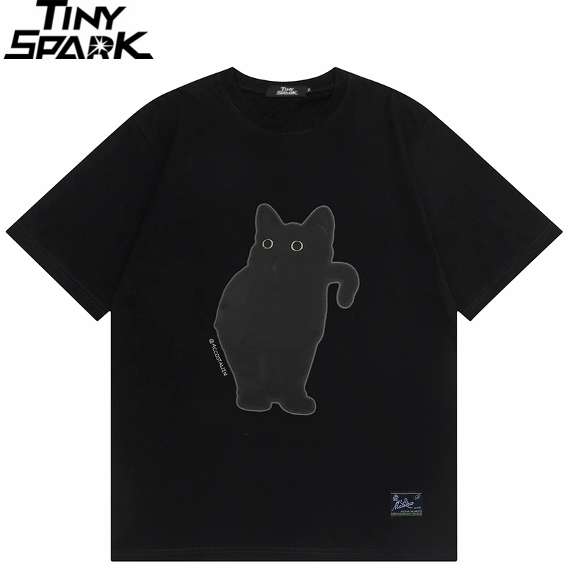 トップス CAT PRINTED TEE(BLACK, 38) CREDIT CARD TEE BLACK – BlackEyePatch