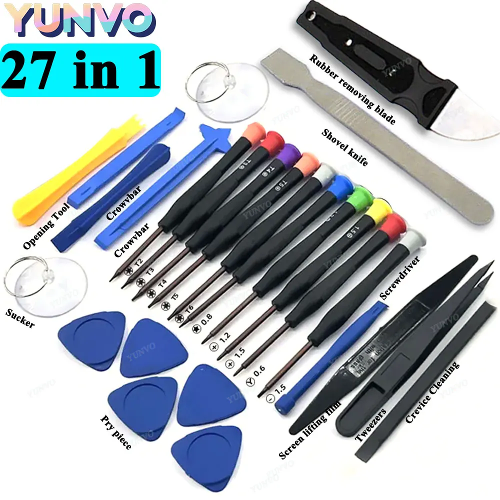 Precision Screwdriver Set for Electronics Repair - 27 Tools in One