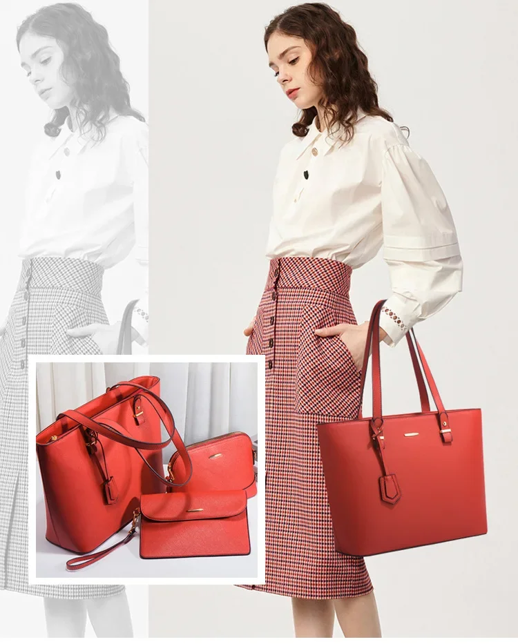 حقيبة كتف بنمط عتيق للنساء ، حقيبة كتف ، سعة كبيرة ، عبر الجسم ، للأم والابن ، موضة جديدة ، مجموعة من 4 قطع 10 790 (4).jpg